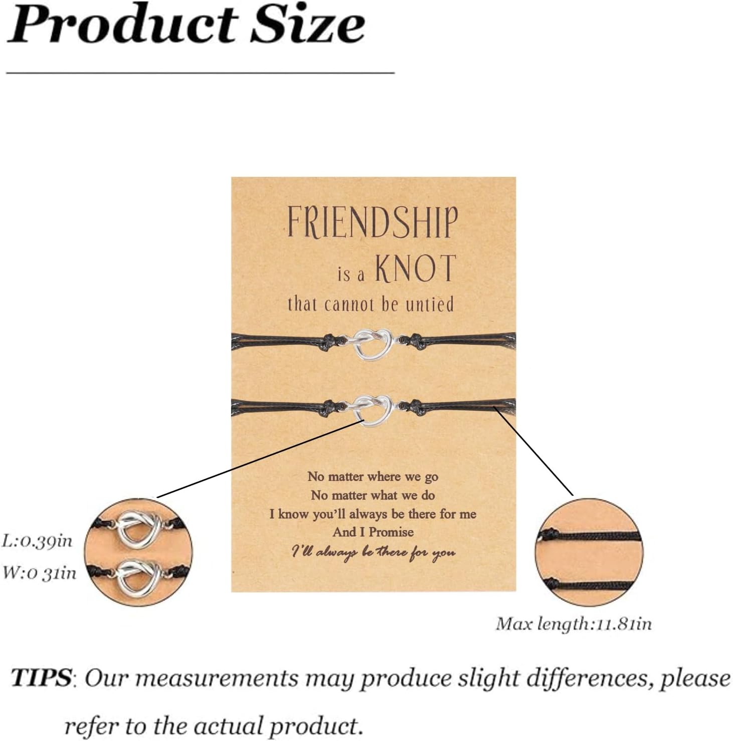 choice of all Friendship Bracelets Matching Heart Bracelets for Best Friend Handmade Braided Rope Bracelet Friendship Gifts for Women Birthday Valentines Day Jewelry Gifts - Image 6