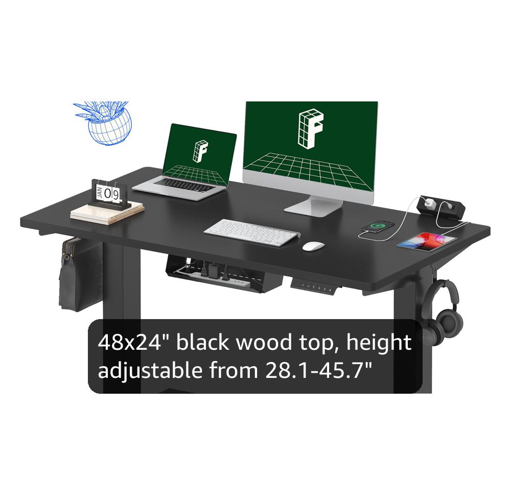 Amazon.com: FLEXISPOT EN2 Whole-Piece Standing Desk with Clamp