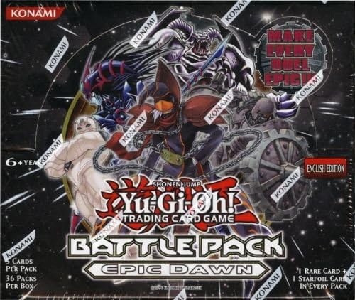 YuGiOh Epic Dawn Battle Pack Unlimited Booster Box 36 Paquetes