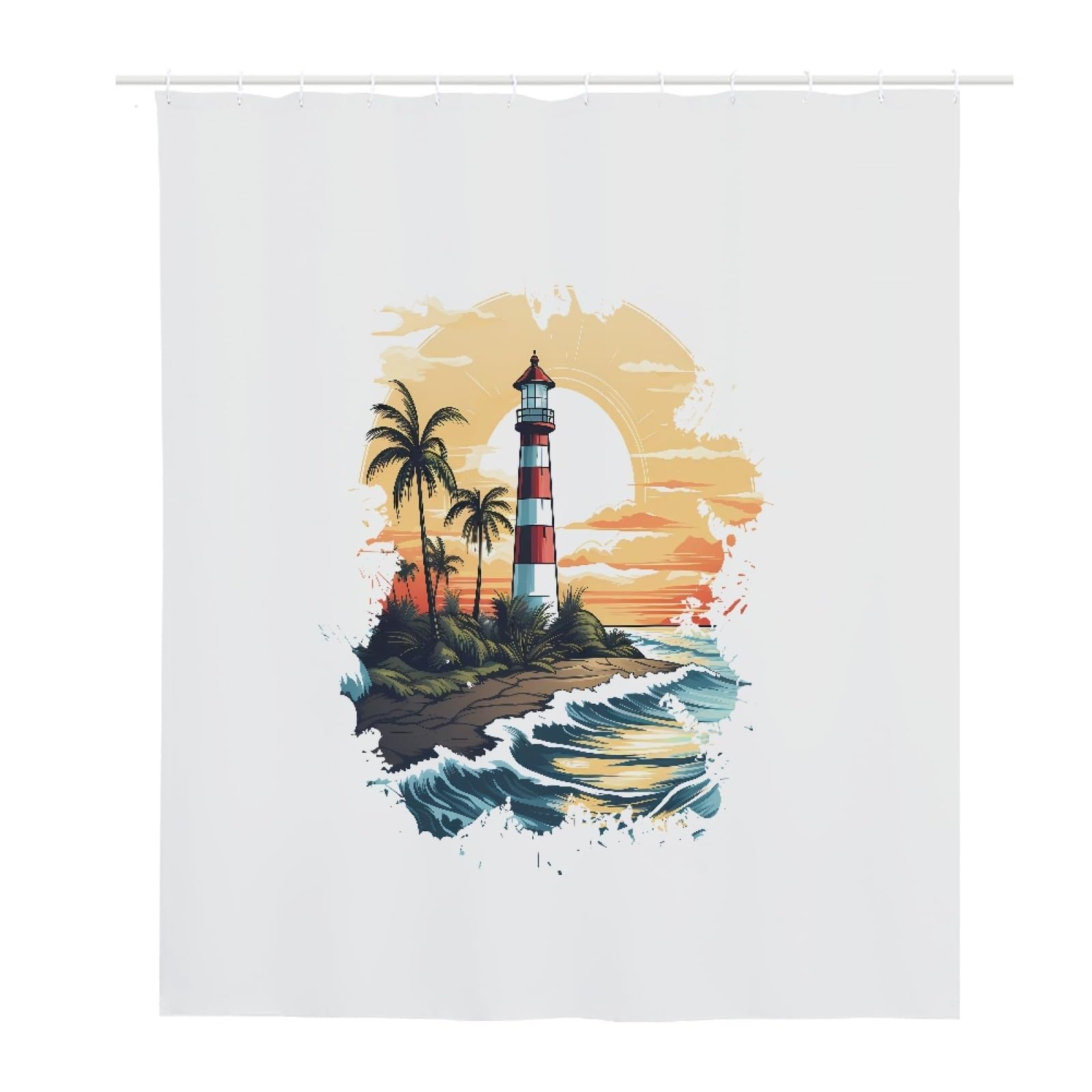 Rideau de douche anti éclaboussures 180x220 en polyester pour éviter l'eau sur le sol