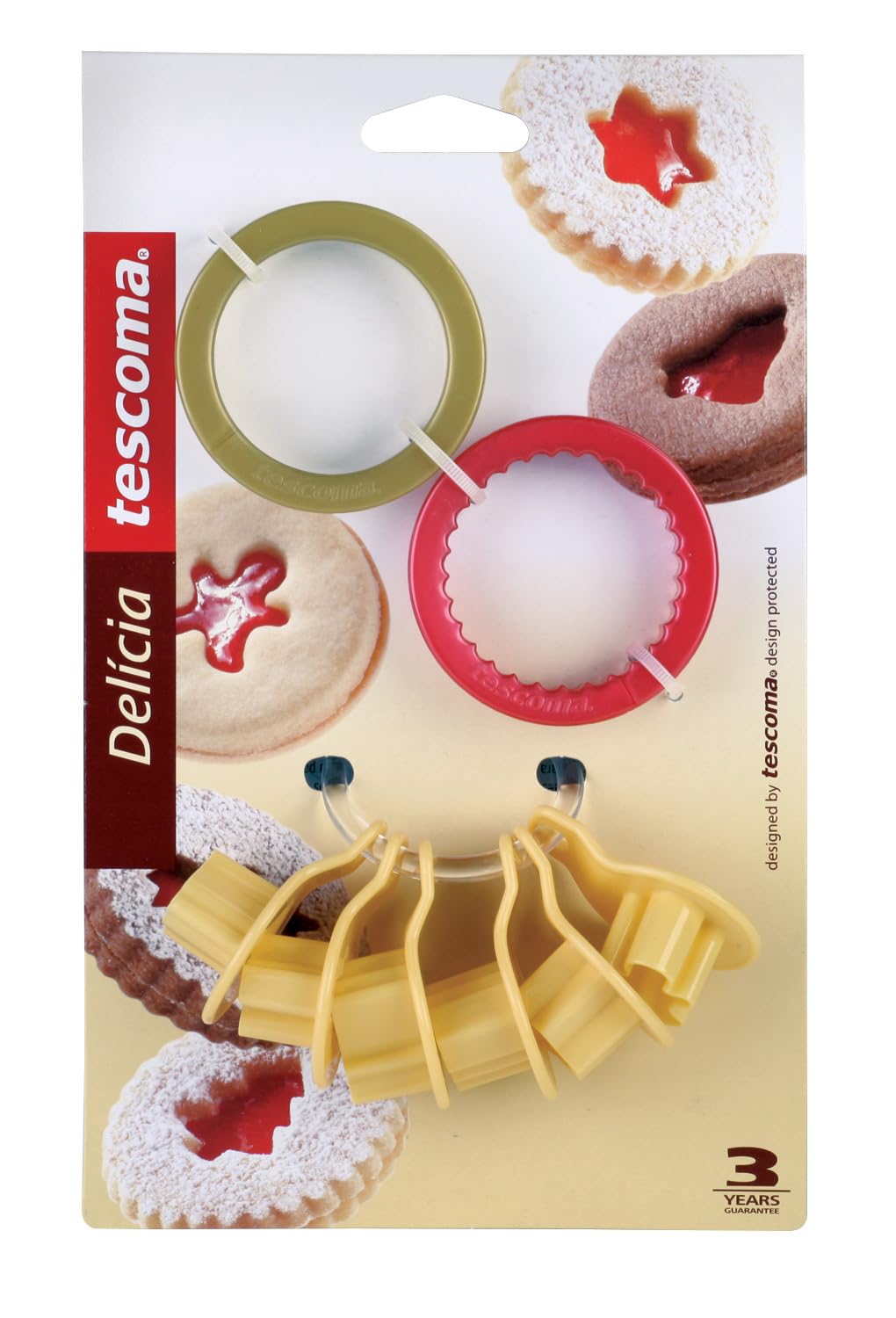 Emporte-pièces Ronds Festonnés Tescoma Delicia – Lot De 6 Tailles – Neuf