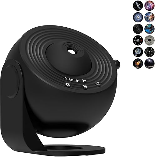 Proyector de galaxia de luz nocturna 12 en 1, cielo estrellado Jwere giratorio de 360, proyector Jwere Galaxy, proyector de luz nocturna estrellada,