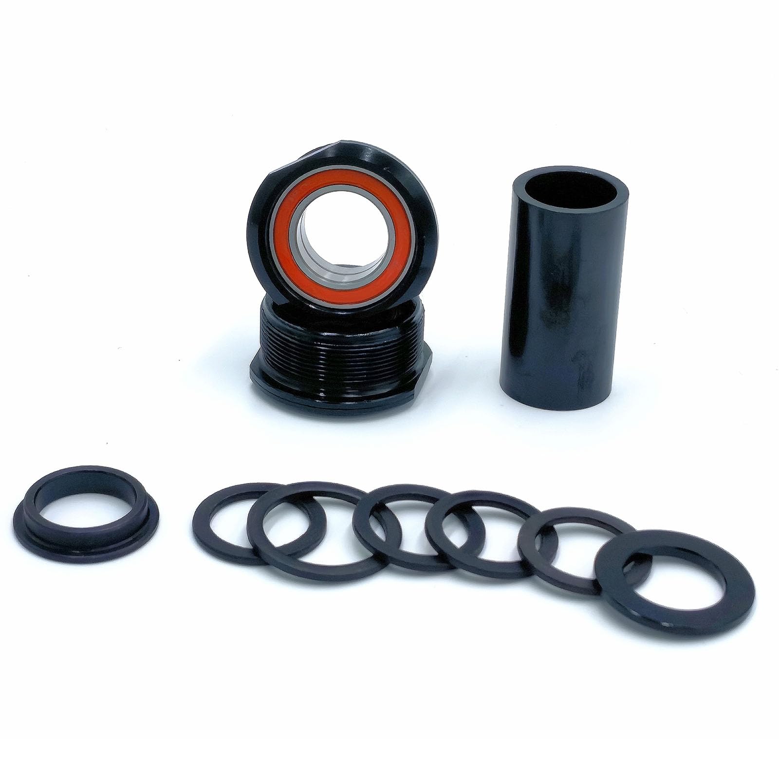 HOUXHYSE Bicycle Bottom Bracket Cup, BMX Euro 19mm Bottom Bracket Set/Bearing Set European kit Spindle