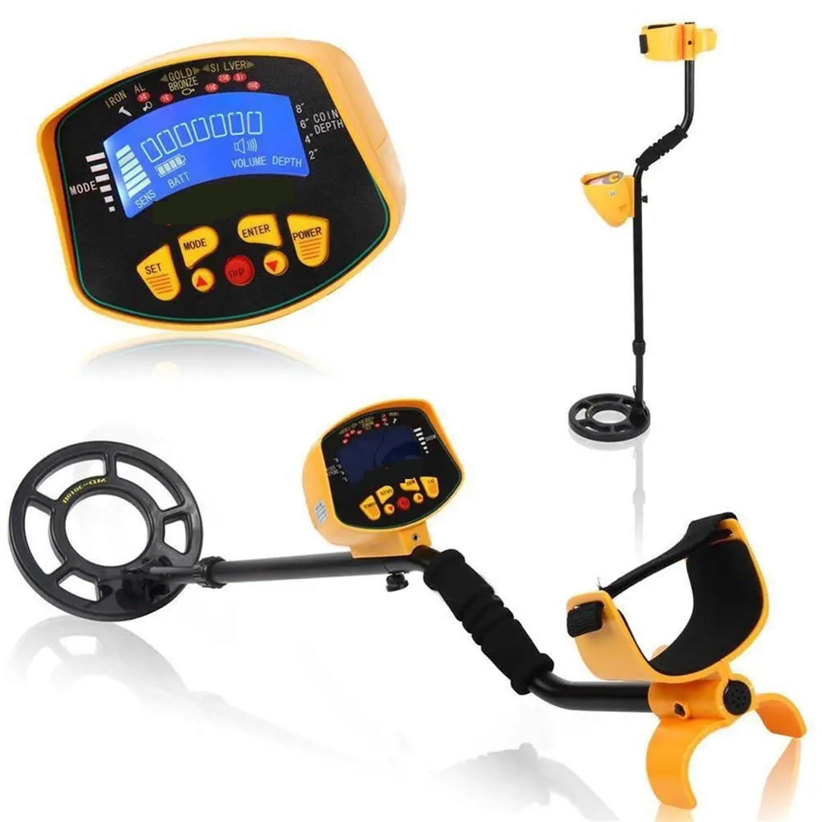 Outdoor Smart Unterirdischen Metall Detektor Gold Digger Schatz Hunter Tracker Sicherheit LCD Display zur Goldsuche