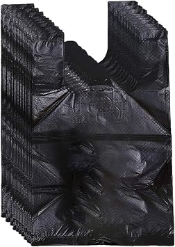 Sanitary Napkin Bags for Women, 200pcs Women Personal Disposal Bags Sanitary Waste Bags with Handles for Sanitary Napkin Black