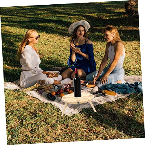 Veemoon Mesa De Vinho Dobrável Mesa De Vinho De Praia Mesa Ao Ar Livre Piquenique Ao Ar Livre Mesa D