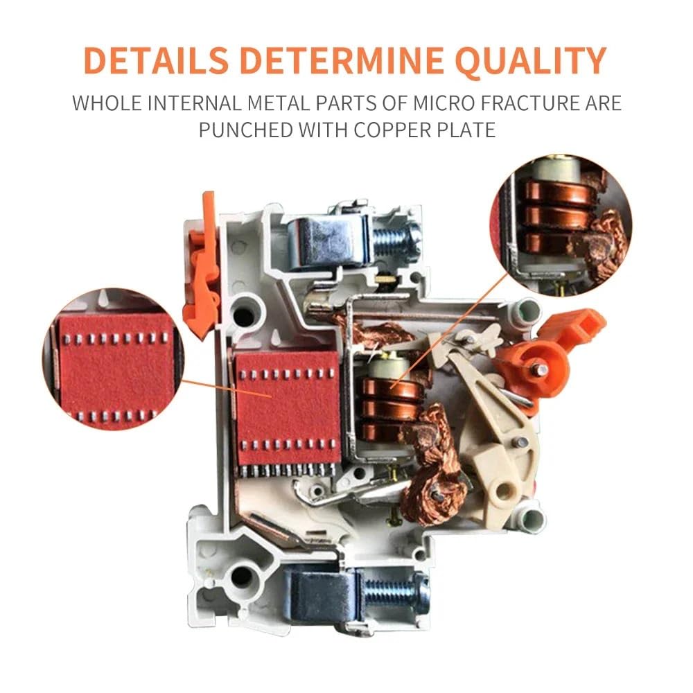 Interruttore CC monopolare 120V 125A mini Circuit Break batteria Auto Protector termico Trip magnetico Curva B Installazione su guida DIN da 35mm(63a)