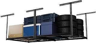 16 Garage Organization Ideas to Maximize Storage Space 27 The Atlas Pro 4 x 8 ft Overhead Garage Storage Rack, Ultra Duty 1250lbs ...