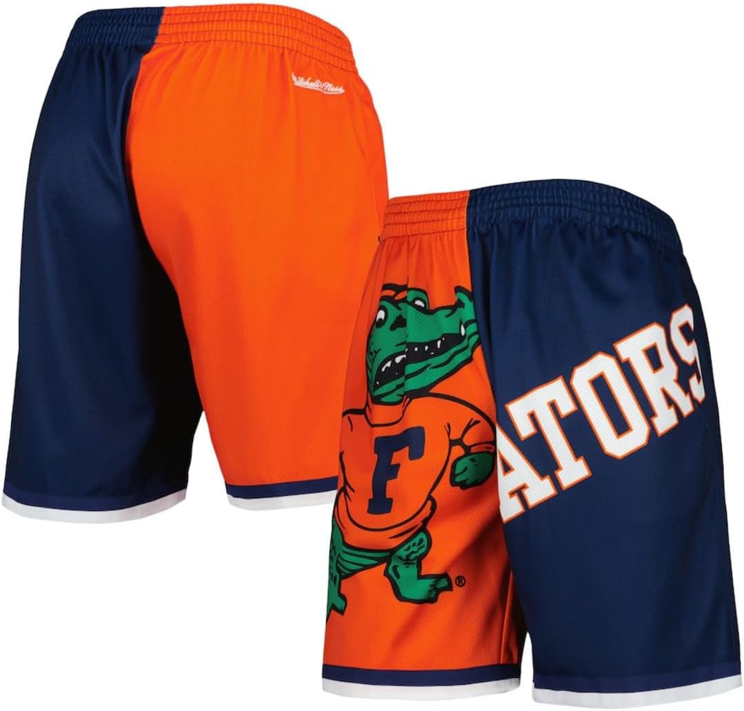 Mitchell & Ness Florida Gators Men's Big Face Fashion Shorts - Team Colors