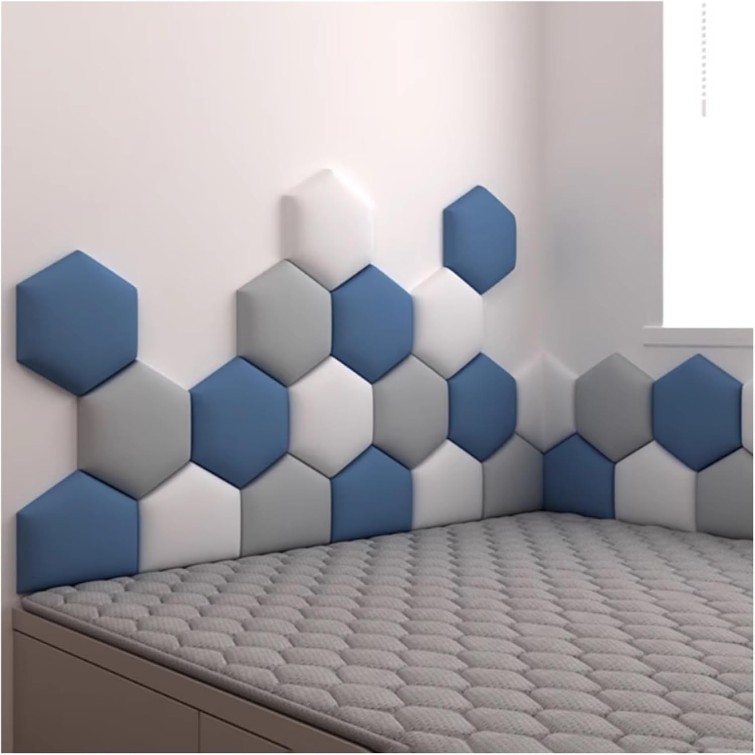 Panneaux muraux rembourrés isolants et amortissants pour chambre d'enfant