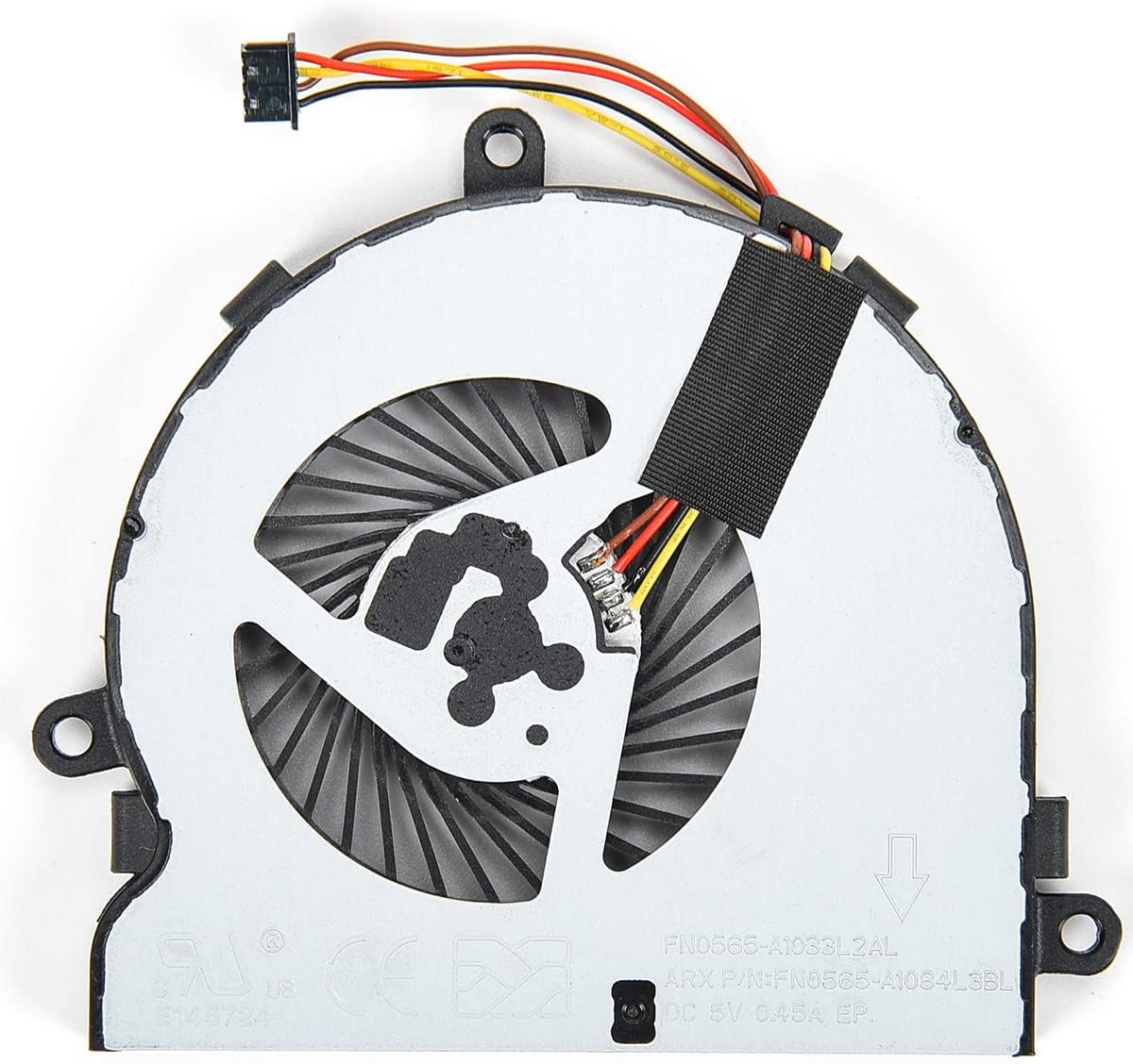 CPU Cooling Fan for HP 15-BA 15-BS 15-BE 15-BF 15-BD 15-BW 15-AC 15-AY 15-AF, 15-ba020cy 15-bs016dx 15-ac121dx 15-ac029ds 15-ac120nr PN: 813946-001