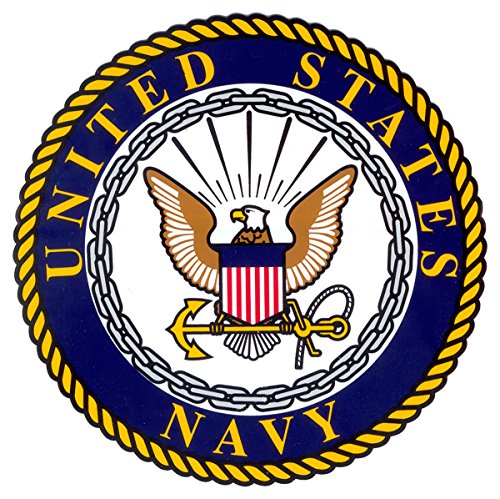 Rothco United States Navy with Crest Logo Decal/Outside