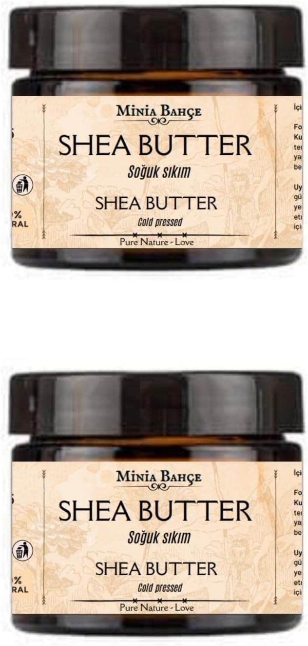 SOĞUK SIKIM SHEA BUTTER (KARİTE) YAĞI%100 DOĞAL & SAF 50 ml, 2 adet