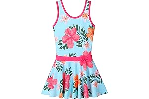 UPF 50+ One-Piece Swimsuit for Girls Age 5-6: A Perfect Blend of...