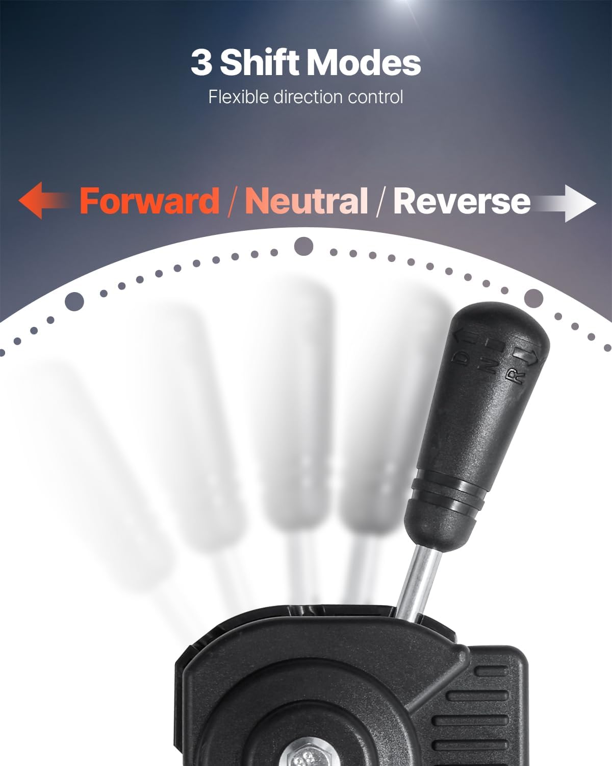 VEVOR Go Kart Forward Reverse 212cc Gear Box, 30 Series Torque Converter, 10T #40/41 12T #35 Go Karts Accessories TAV2 30 40 41 for 2HP-13HP Engine, Transmission Local Honor, 3 Shift Modes