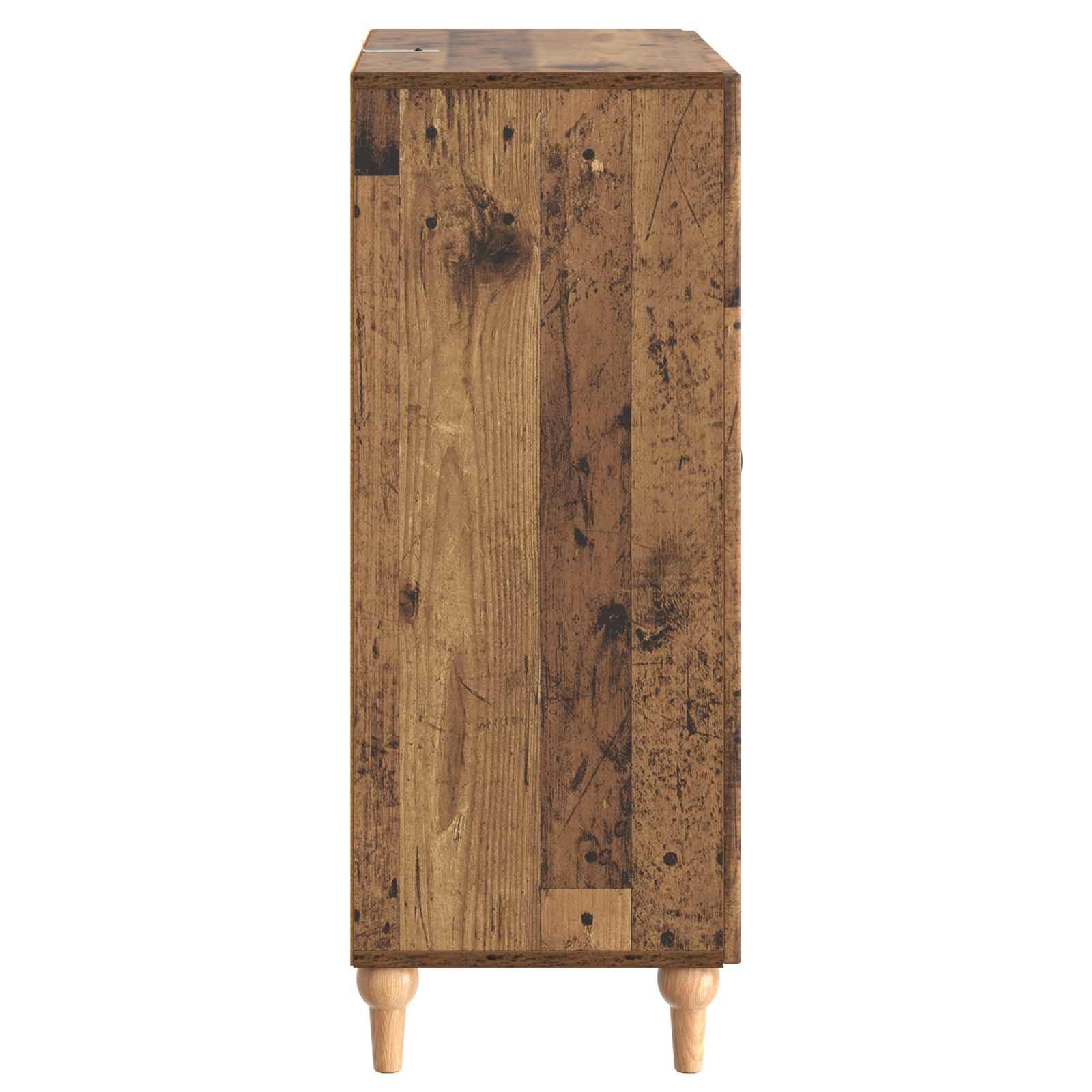 Credenza in legno anticato, 66 x 34,5 x 90 cm, comò in legno