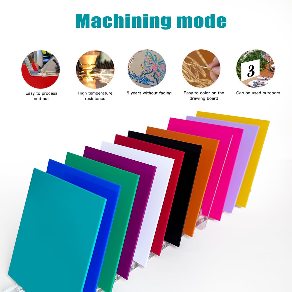 Colorful Acrylic Sheets - Laser Cutting & DIY -4 Colorful Acrylic Sheets - Laser Cutting & DIY -4