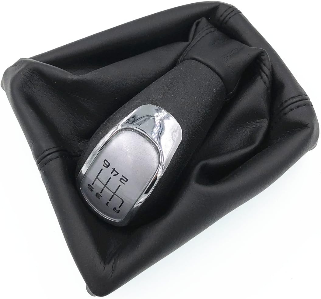 6 Speed Manual Gear Shift Knob Gaiter Boot Cover Case For Skoda Octavia II 2009-2012 Superb II 2008-2012 Yeti 2009-2012