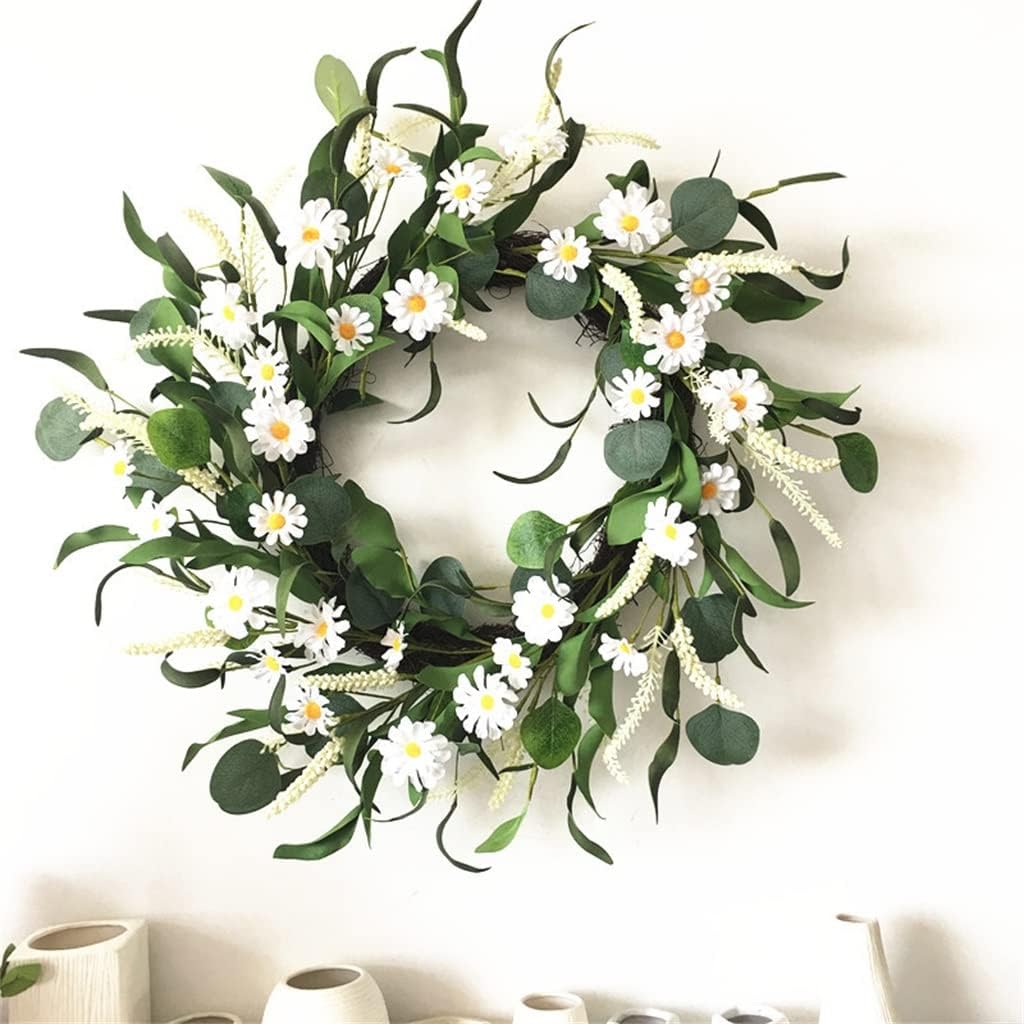 Simulation Spring Wreath Grass Circle Wreath Door Decoration Simulation Wreath