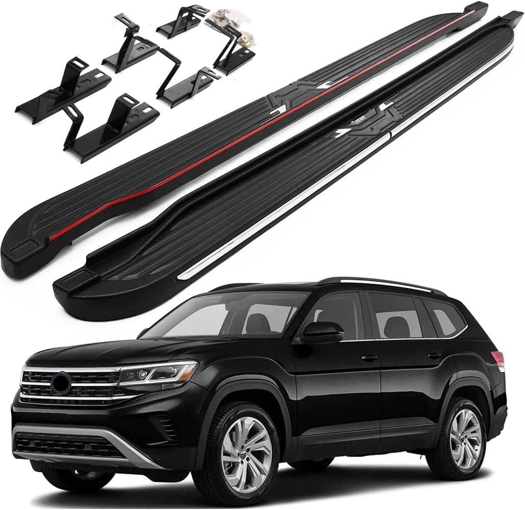 Foot Step Bars for VW Volkswagen Teramont Atlas 2018-2023 2024 Running Boards Side Steps nerf bar Pedal Protector