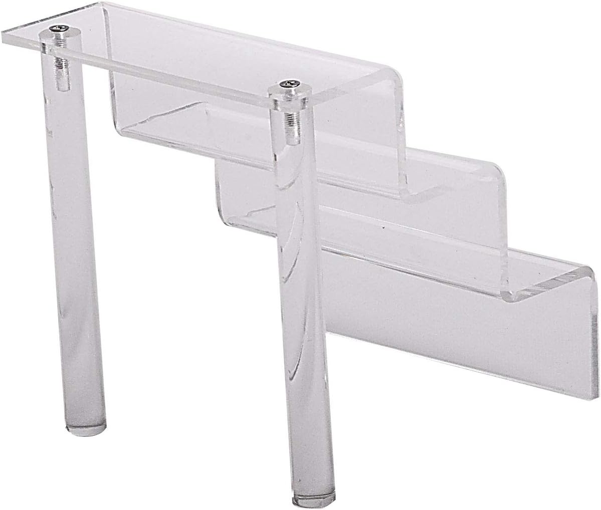 Acrylic Stair Step Display (ST7: 6-1/4 H x 6 W x 6-1/2D)