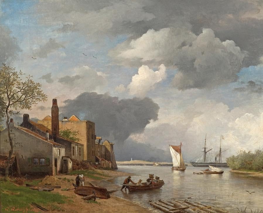 Impression d'art Clearing Weather Achenbach pour chasser la monotonie