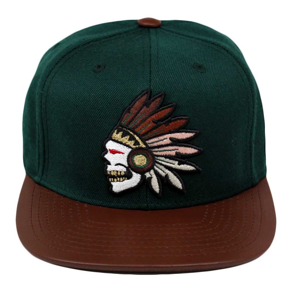 FIELD GRADESnapback (Chief Thunder Beef Broccoli Leather)
