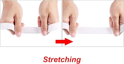 Miniatura 6 de EBOOT Carrete elástico (34 pulgadas x 22 yardas, blanco)