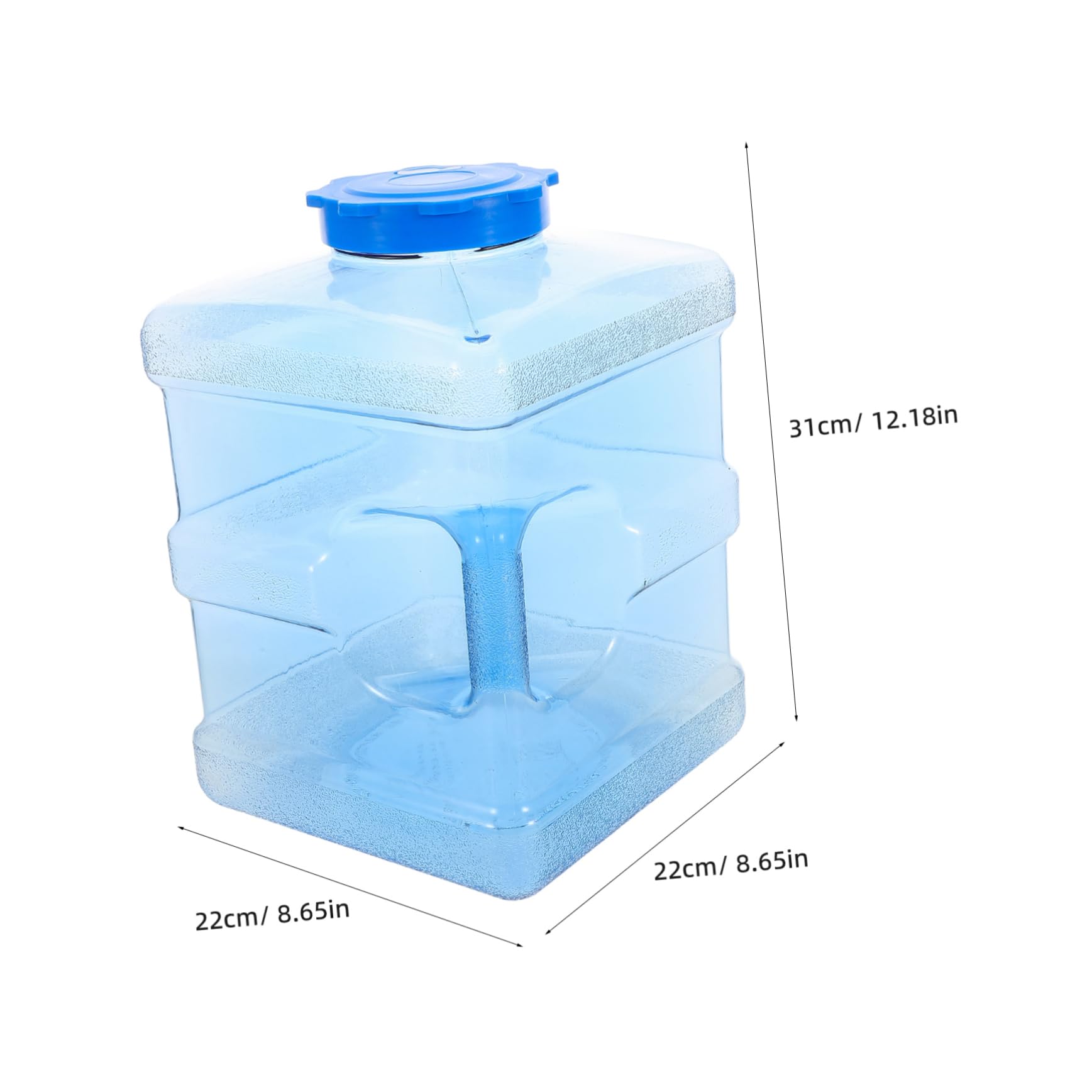 ifundom Camping Wasserkanister Robuster Wasserbehälter mit Tragegriff für Outdoor Aktivitäten Sicheres Trinkwasser Geräumiger Stauraum für Campingbedarf