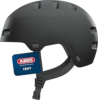 ABUS Fahrradhelm INDY - Dirt-Helm für Dirt, Skate, Slope und MTB - mit optimierter Stoßdämpfung - für Jugendliche und Erwachsene
