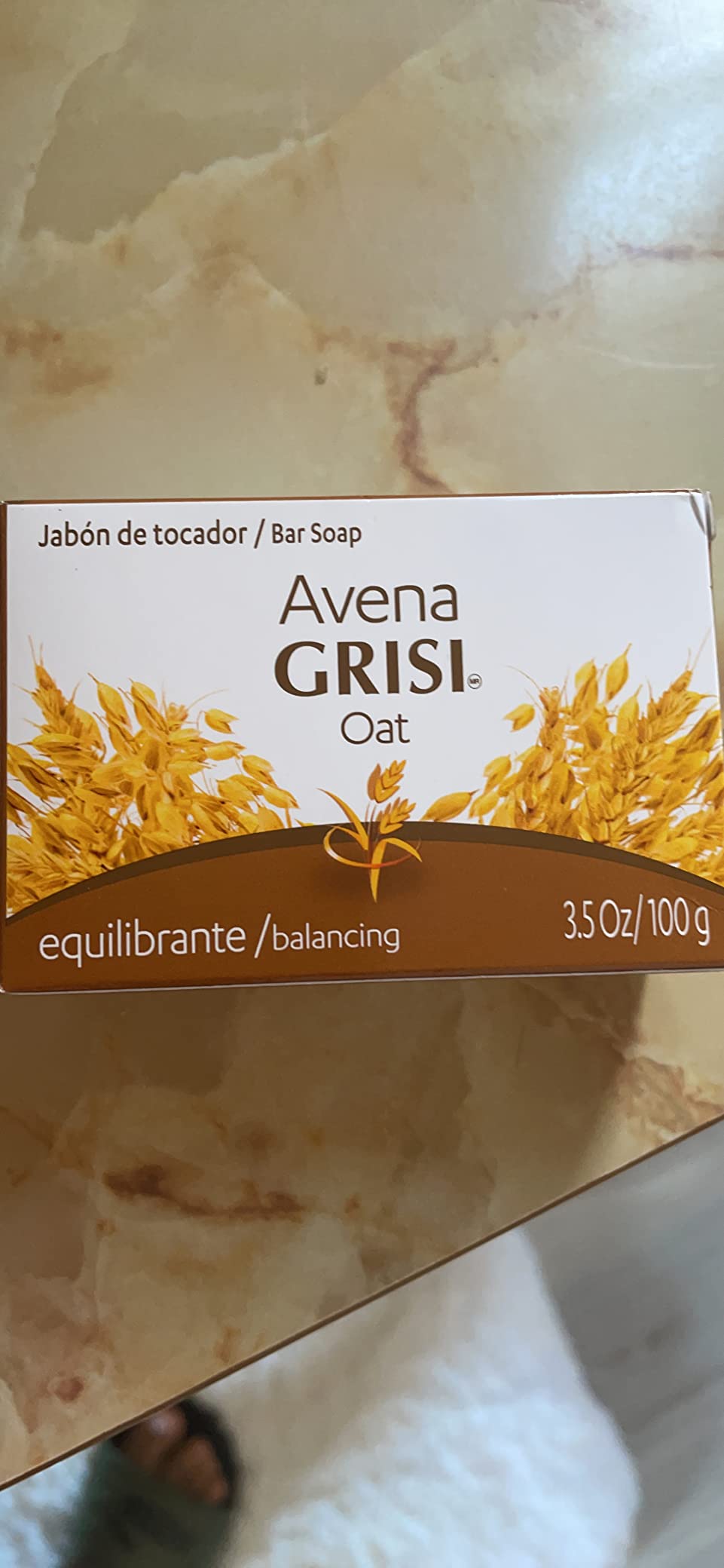 Grisi Oatmeal Bar Soap – Gentle Daily Body &Face Cleanser with Natural Oats – Hydrating, Soothing & Nourishing Soap for All Skin Types – Ideal for the Whole Family – 3.5 oz Bars, 6 - Pack