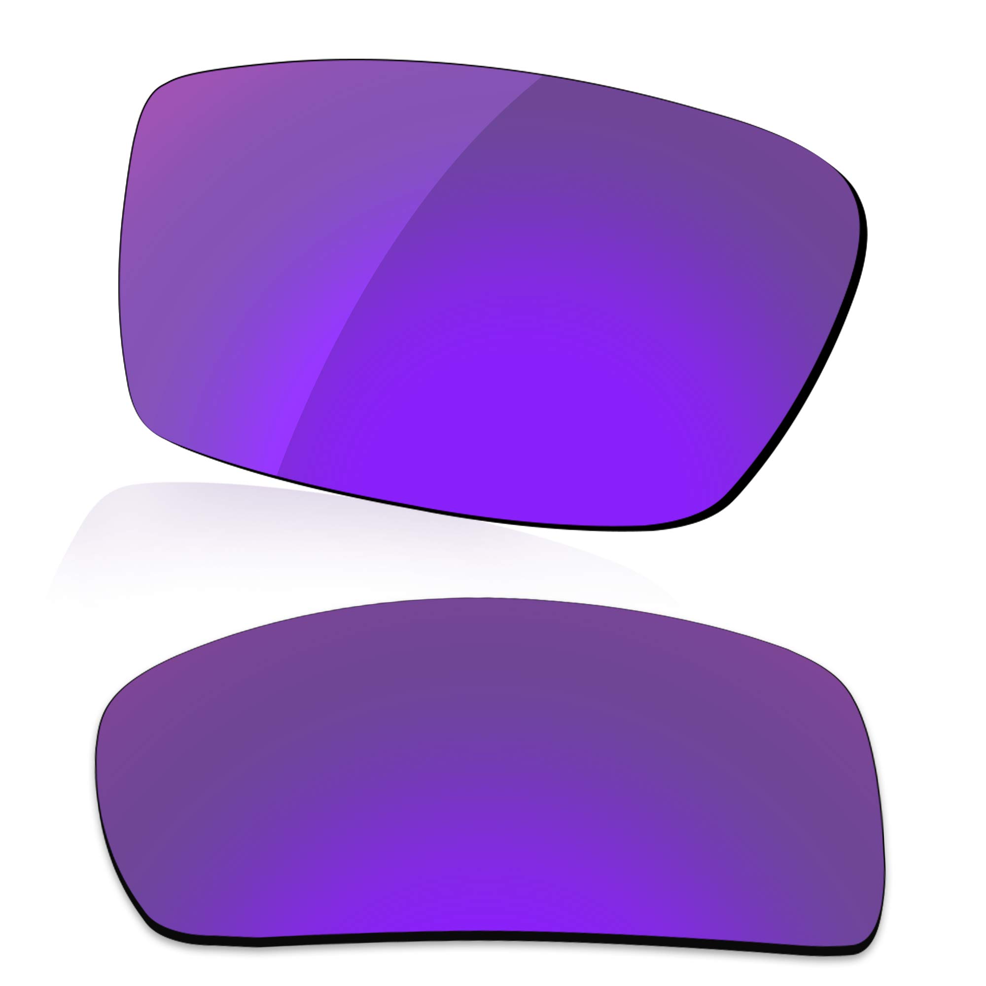 Lenzreborn Men's Grape Violet - Polarized Mirrored Polarized Lens Replacet For Oakley Gascan Oo9014 Sunglass