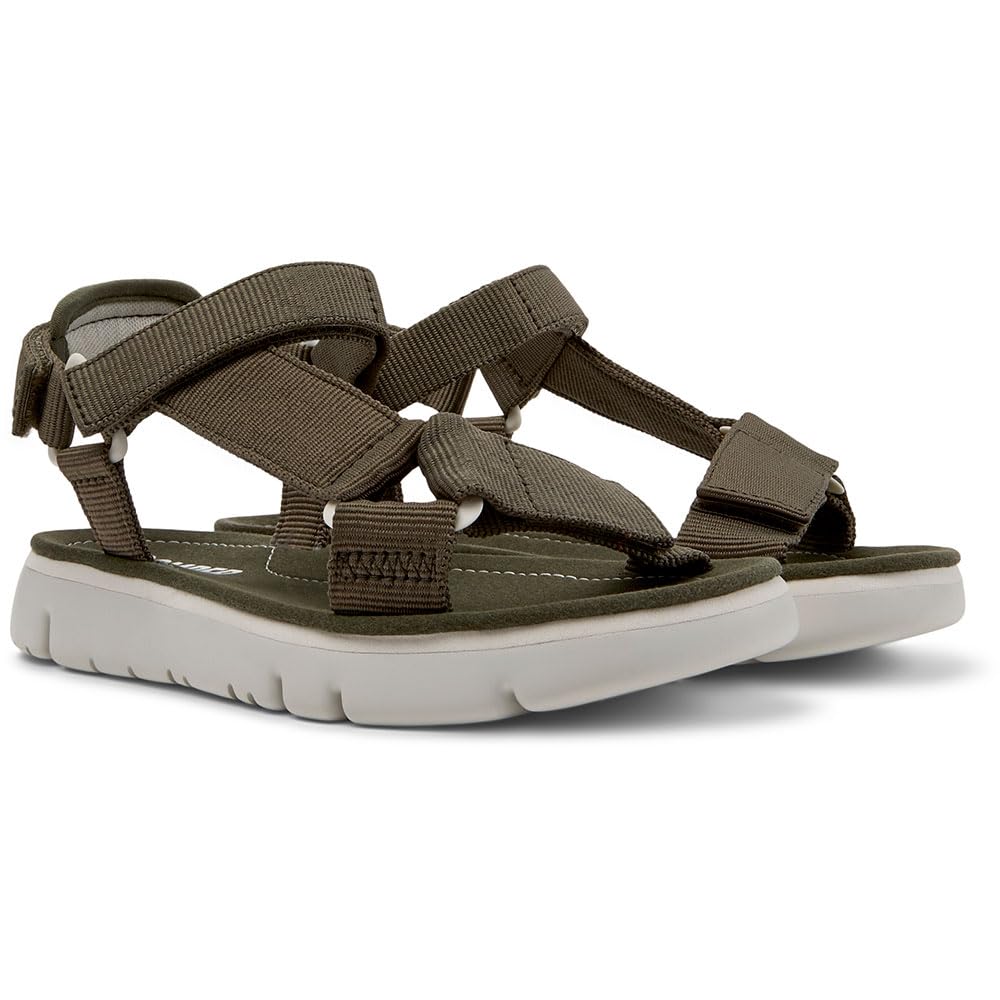 Camper Women's Oruga Sandal K200356 Strap, Medium Green 012, 6 UK