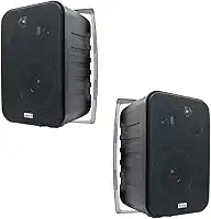 Par de Caixa Acustica Som Musica Ambiente Com Suporte 50w Mxk-25