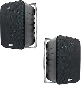Par de Caixa Acustica Som Musica Ambiente Com Suporte 50w Mxk-25
