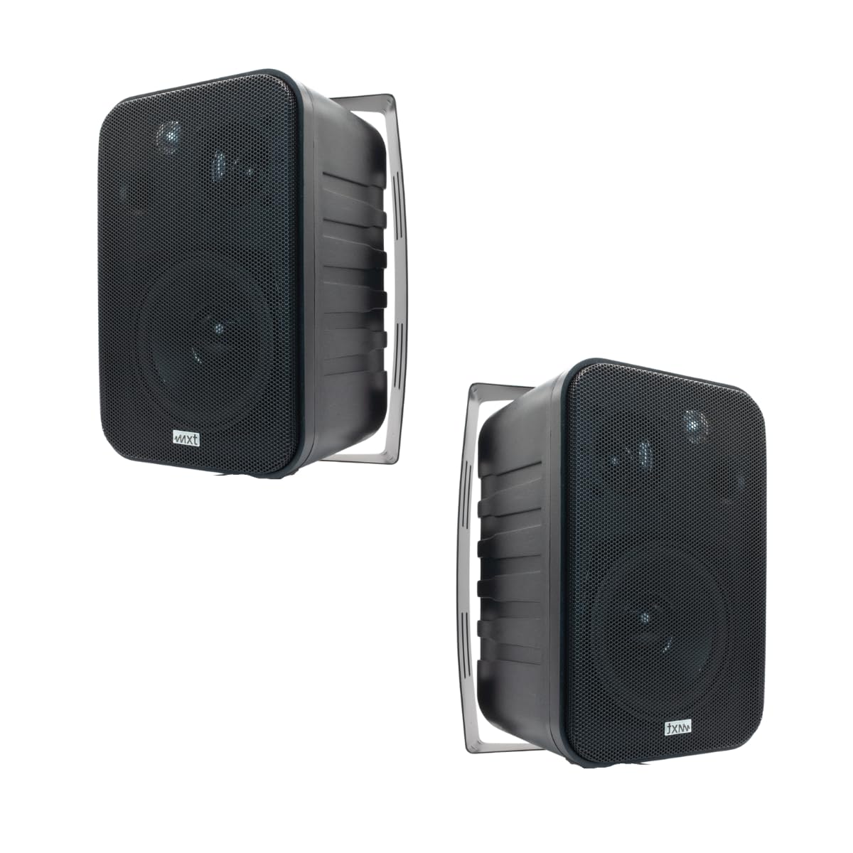 Par de Caixa Acustica Som Musica Ambiente Com Suporte 50w Mxk-25