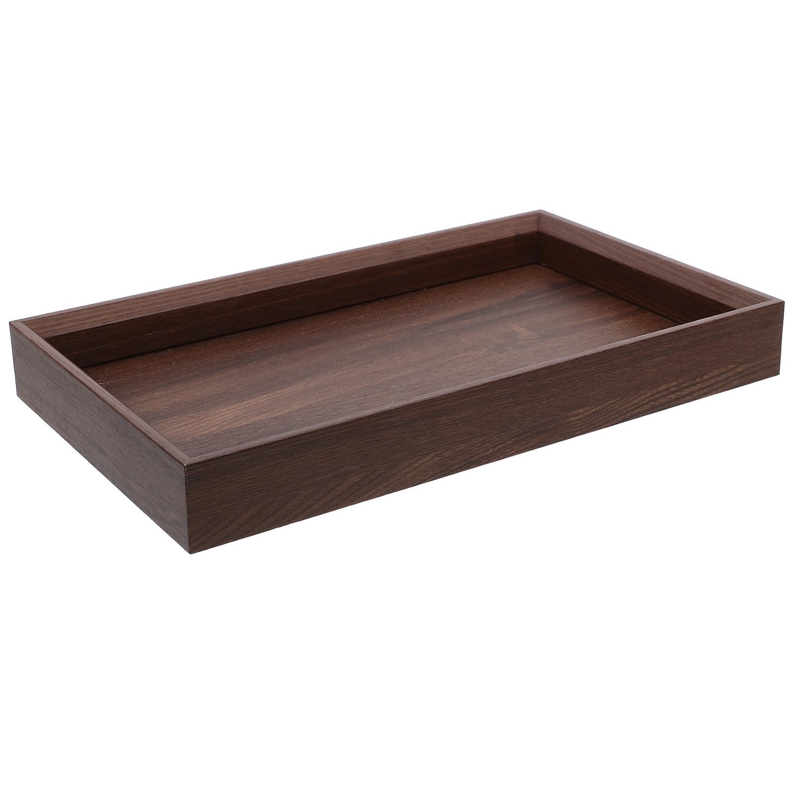 Bandeja de madera rectangular ligera BUGUUYO decorativa para salón de té