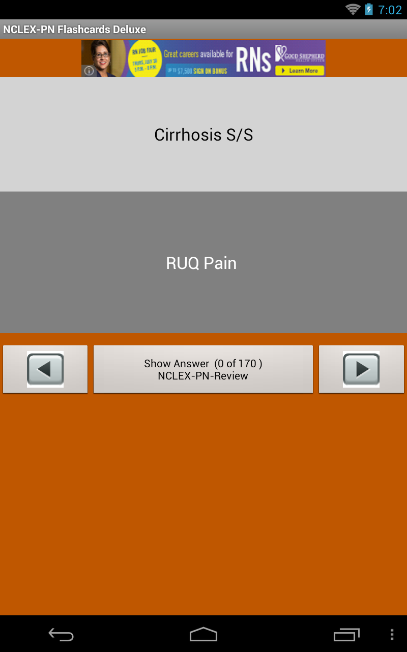 NCLEX-PN Flashcards Deluxe - App on Amazon Appstore