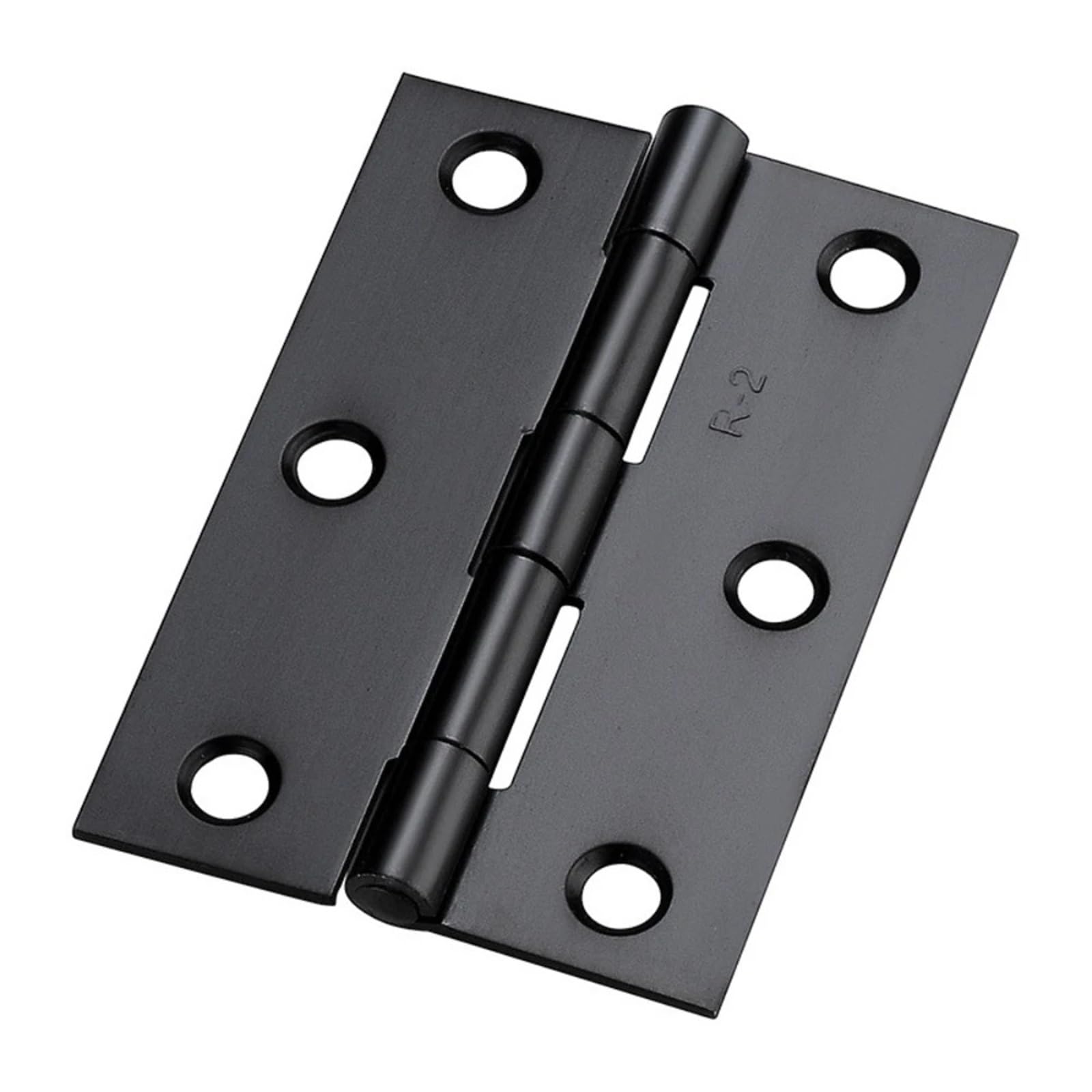 Bisagras de plataforma de acero inoxidable de 1 a 4 pulgadas, bisagra pequeña, 2 piezas(Black,2 inch)