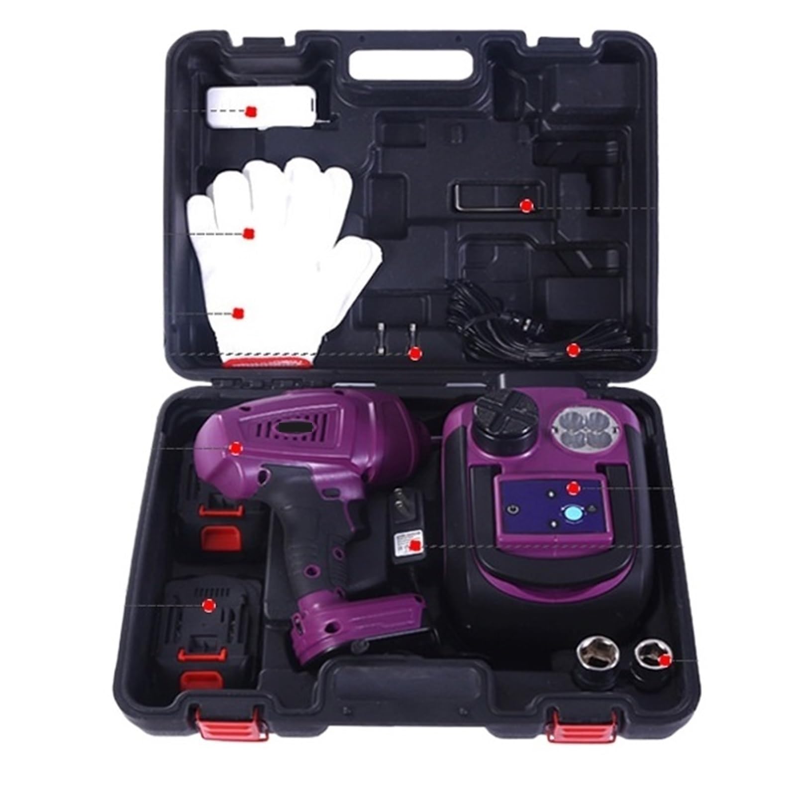 W1YP Samochodowy Bezprzewodowy Elektryczny Podnośnik Hydrauliczny Pilot Litowy Akumulator Suv Wielofunkcyjny Klucz Do Montażu Opon Szybkie łatwe Podnoszenie(45CM+Electric Wrench)