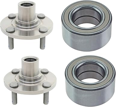 Front Wheel Bearing Hub Assembly Compatible with 2000 2001 2002 Mirage 1.5 1.8L DE LS ES 2002 2003 2004 2005 Lancer 2.0L ES SPK350 WB510061