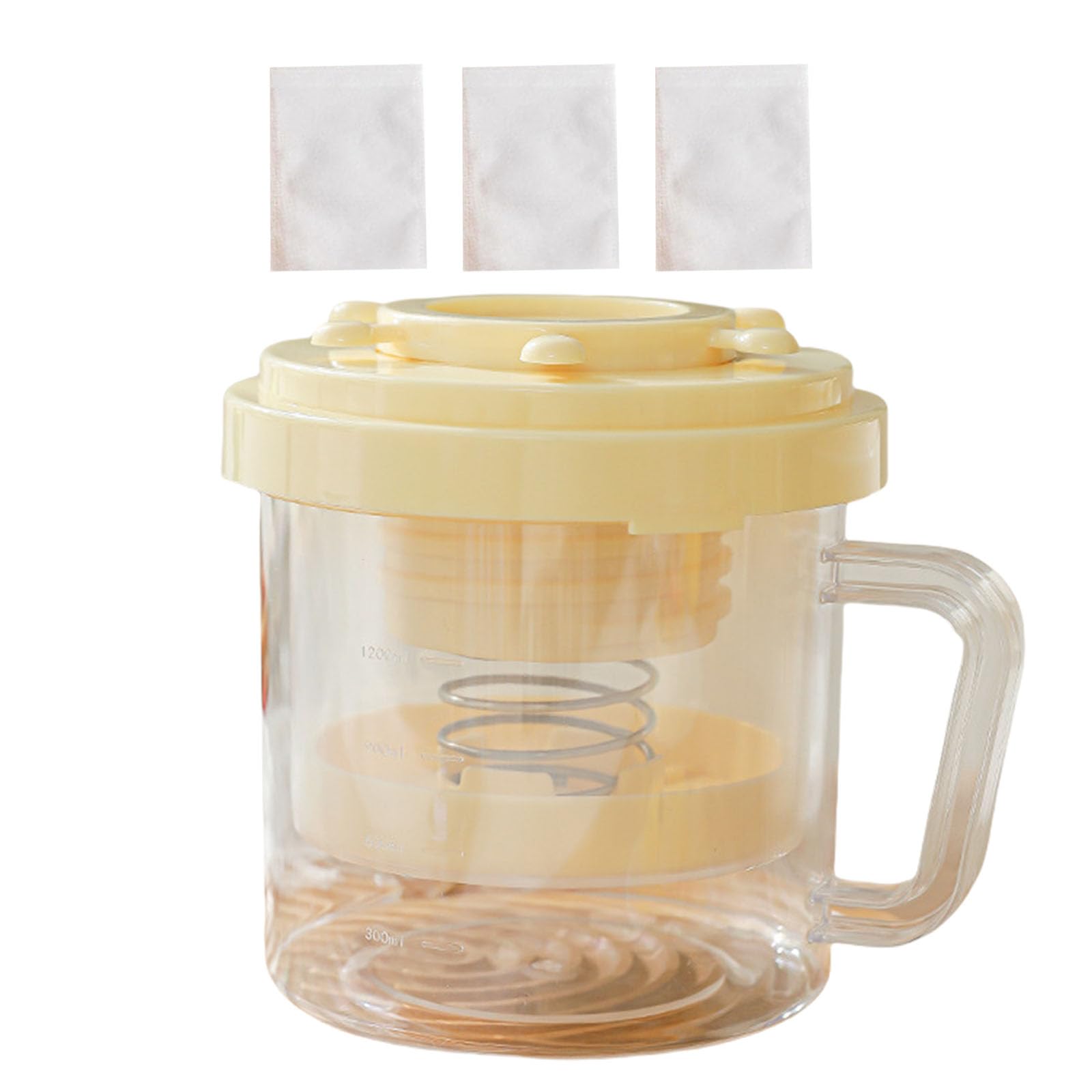 Jazuaiao Multiuse Dairy Processing Set Space Saving Food Safe Yogurt Maker Equipment Suitable for Cheese Making Food Safe Yogurt Strainer