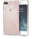 Silk iPhone 7 Plus Glitter Case - PureView for iPhone 7+ [Ultra Slim Fit Clear Sparkle Cover] - Rose Gold