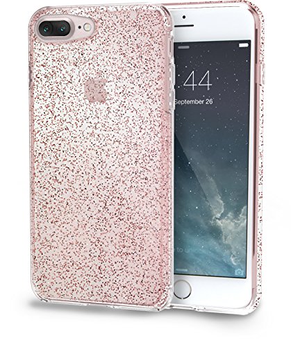 Smartish iPhone 8 Plus/7 Plus Clear Case - PureView for iPhone 8 Plus/7 Plus [Ultra Slim Fit Protective Clear Cover] (Silk) - Rosé All Day