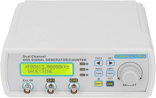Miniatura 8 de Contador de generador DDS  DC5V DDS generador de funciones programables de doble canal  Medidor de frecuencia de forma de onda arbitraria  Contador