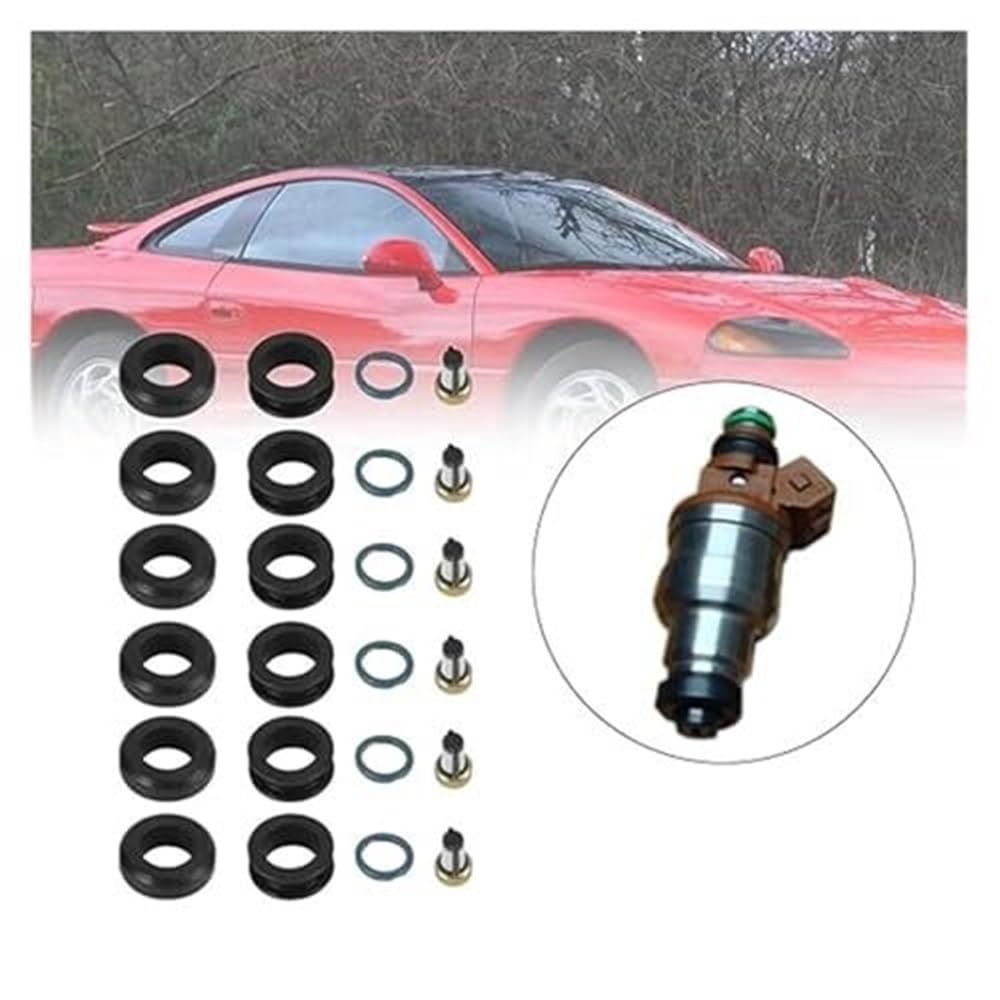 Inyectores de combustible Boquillas De Inyección Gasolina Para Dodge Stealth 1991-1996 INP-014 Para Coche, Kit 6 Juntas Tóricas Para Inyectores Combustible MD164888