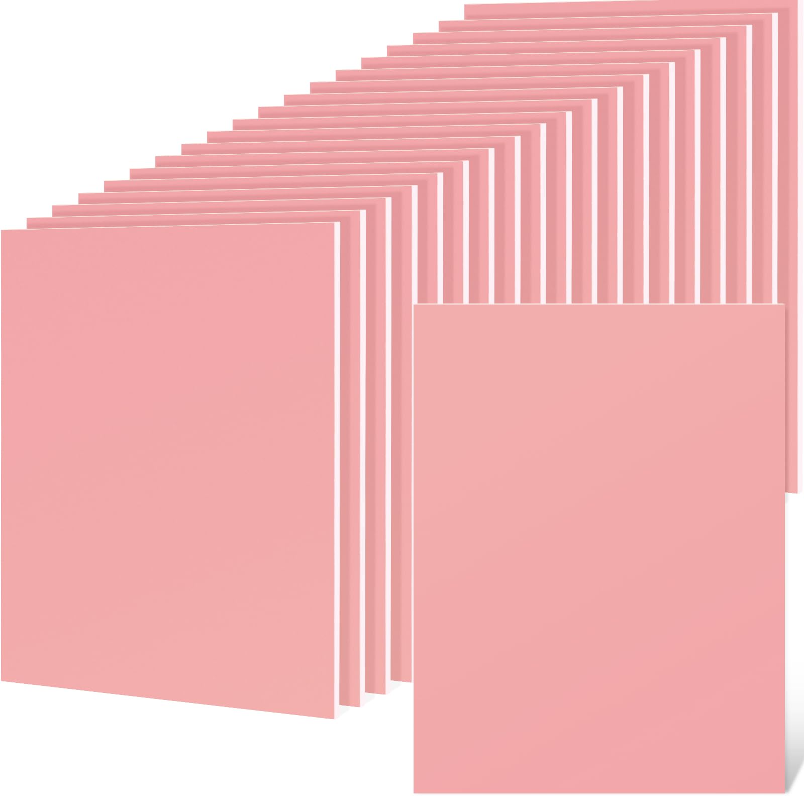 20 Pcs Pink Rubber Stamp Carving Blocks, 6 x 8 x 0.25, Easy Cut Lino Block Linoleum Blocks for Printmaking, Rubber Blocks Soft Carved Brick for DIY Printing Craft Project Stamp Making Kit
