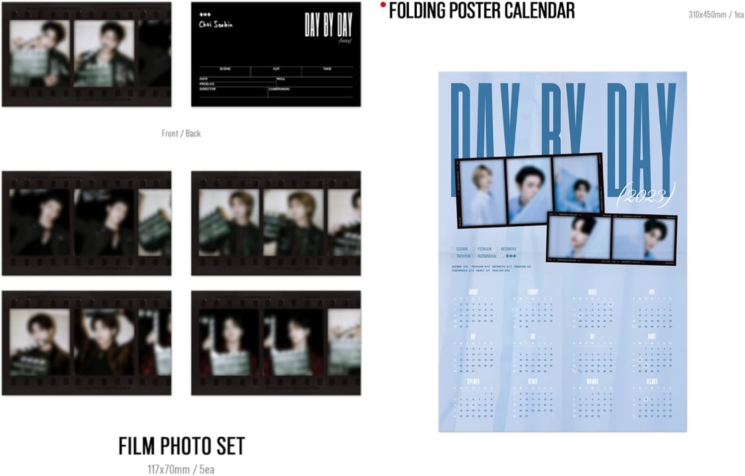 TXT 2023 Season's Greetings + Extra Photocards and stickers Set Gift