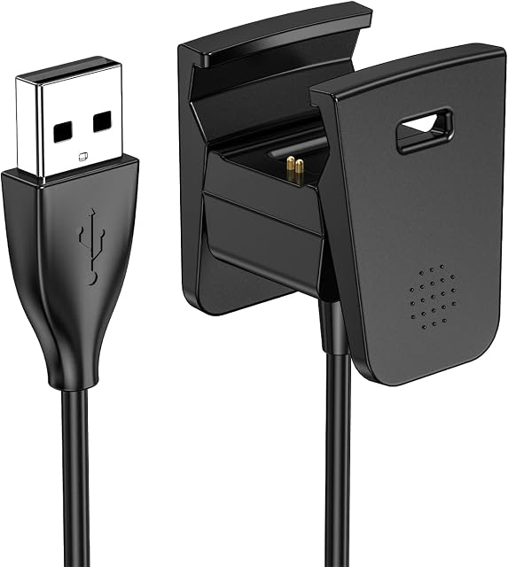 Smartwatch Charger Cable for Fitbit Charge 2 (Only), Ancable 90cm Fitbit Charge 2 Charger UK Replacement Charging Cord Charger Cable Compatible with Fitbit Charge 2 Fitness Tracker