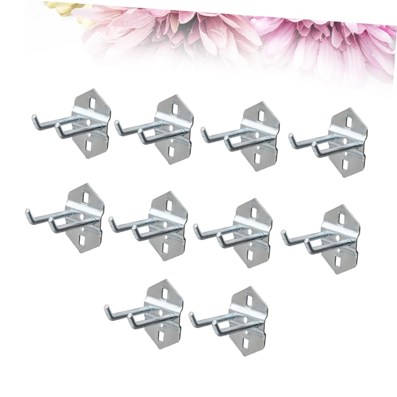 GLEAVI Ganci Multiuso in Acciaio 10 Pezzi 50mm per Attrezzi